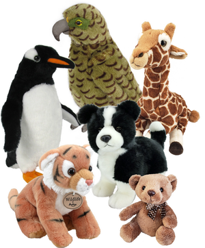 wildlife soft toys